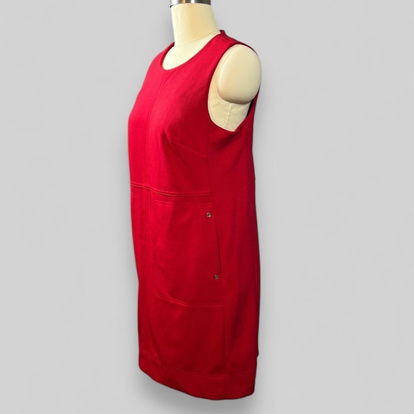 Tommy Hilfiger Poppy Red Shell Dress, sz 8 - Picture 3 of 10